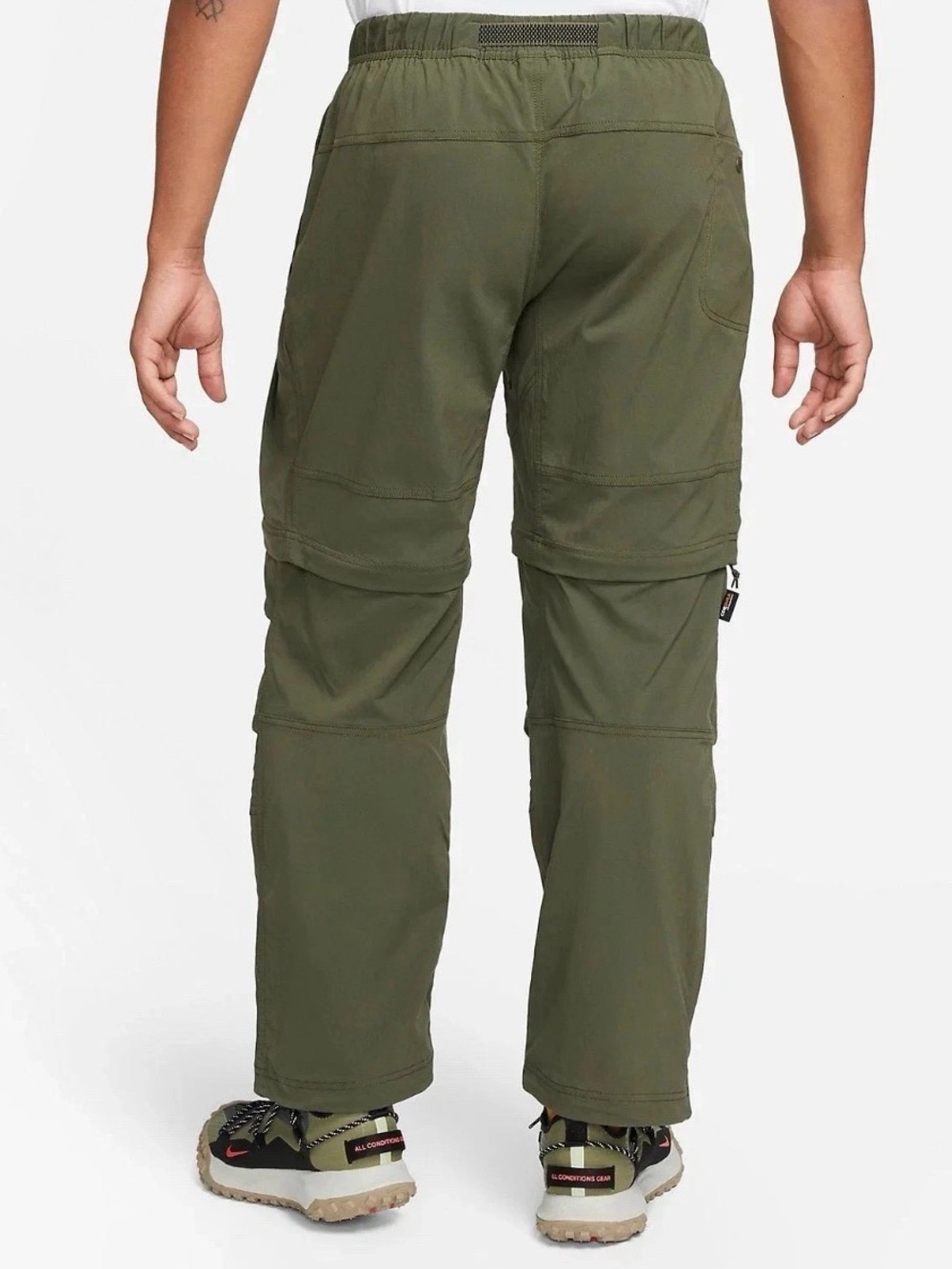 Nike ACG Olive Convertible Cargo Pants with Belt - Picture 2 of 6